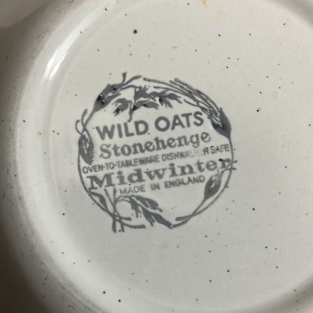 Vintage Midwinter Stonehenge Wild Oats Cereal Bowl - Picture 4 of 8